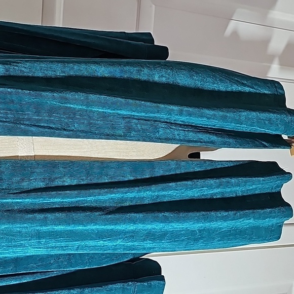 The Travelers Collection open cardigan women's 1X. Green/blue. Y2K - Picture 3 of 9